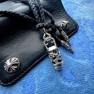Chrome Hearts - rope necklace - dragon pendant